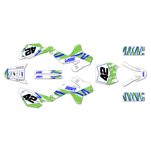 ssr sr70 graphics kit 2021-2026 whiplash series green