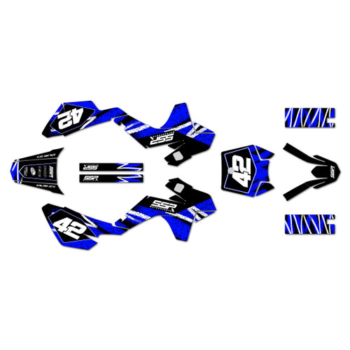 ssr sr70 graphics kit 2021-2026 whiplash series blue
