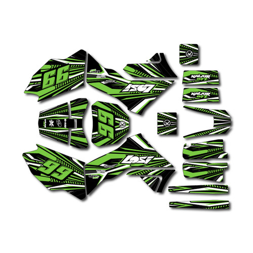 losi promoto graphics kit all years prime series green