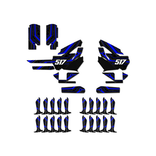 stacyc 18e graphics kit all years electron series blue