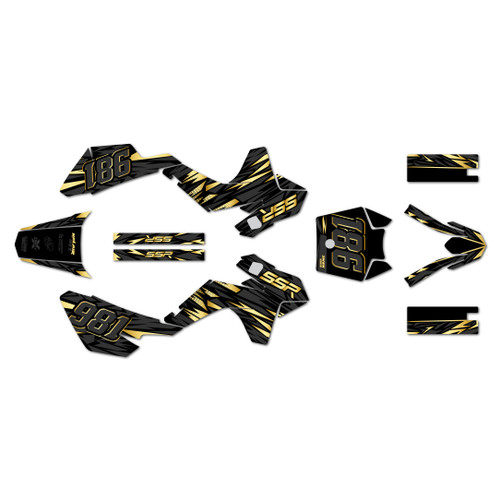 ssr sr125 graphics kit 2021-2026 twitch series gold