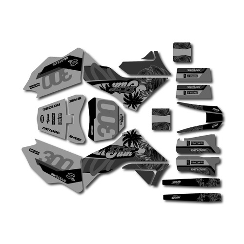 losi promoto graphics kit all years surfs-up series smoke