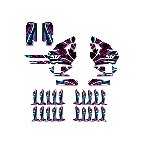 stacyc 18e graphics kit all years prime series magenta