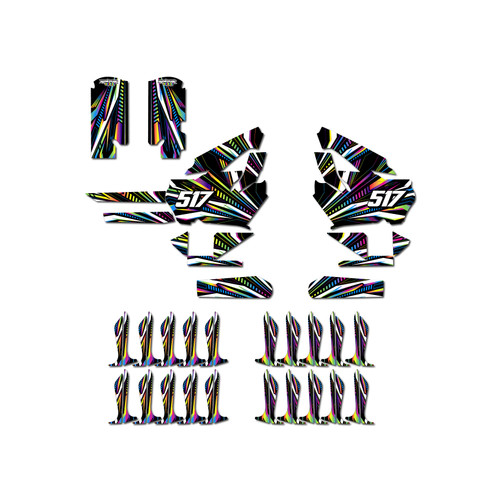 stacyc 18e graphics kit all years prime series rainbow