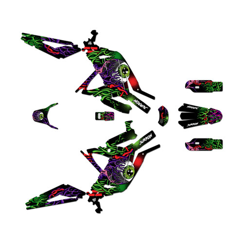 surron light graphics kit all years core series green