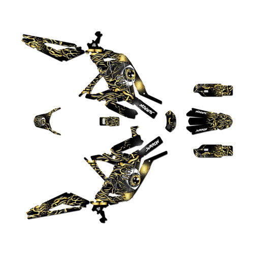 surron light graphics kit all years core series gold