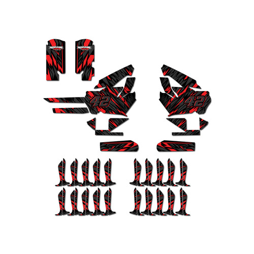 stacyc 18e graphics kit all years twitch series red