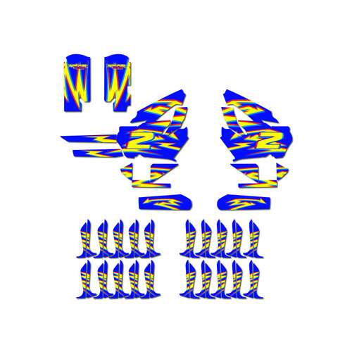 stacyc 18e graphics kit all years vision series blue