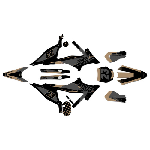 stark varg graphics kit all years evader series tan