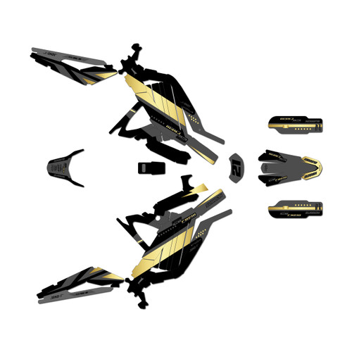 surron light graphics kit all years crew series gold