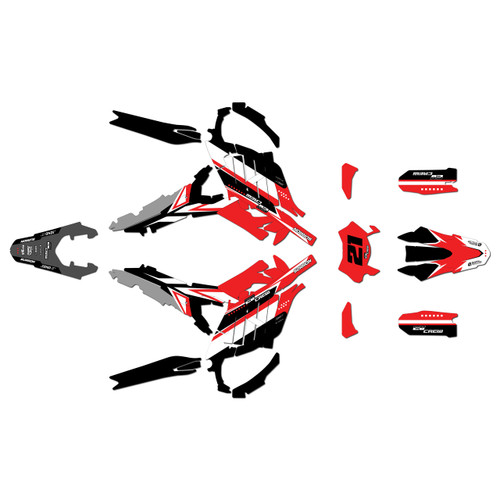 surron ultra graphics kit all years crew series red