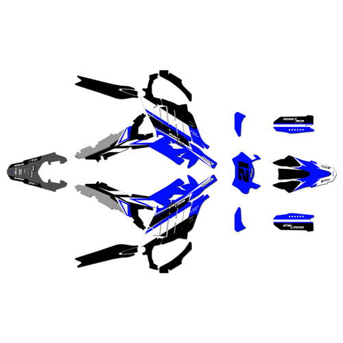 surron ultra graphics kit all years crew series blue