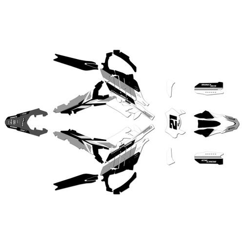 surron ultra graphics kit all years crew series white