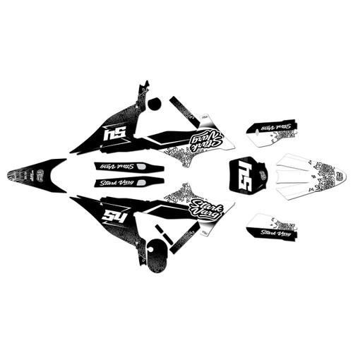 stark varg graphics kit all years fatality series white