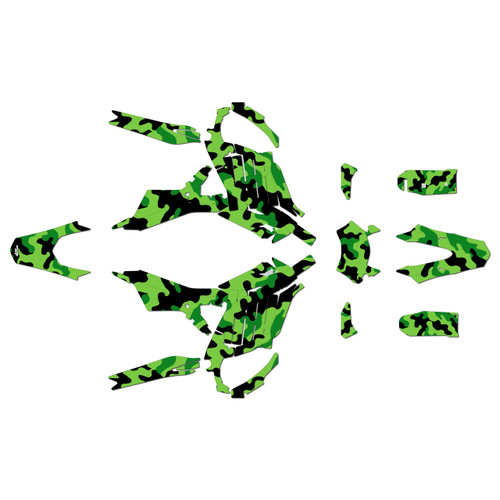 surron ultra-r graphics kit all years invasion series green