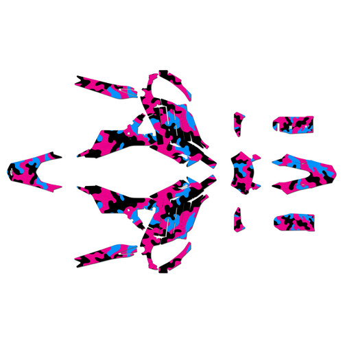 surron ultra-r graphics kit all years invasion series magenta