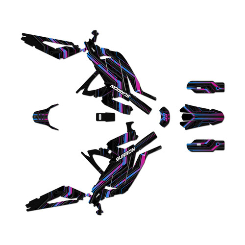 surron light graphics kit all years electron series magenta