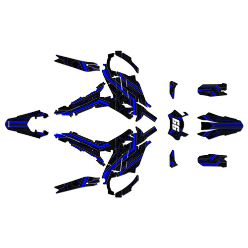 surron ultra graphics kit all years electron series blue