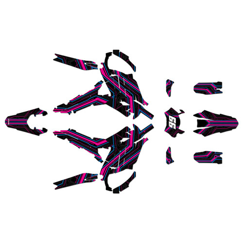 surron ultra graphics kit all years electron series magenta