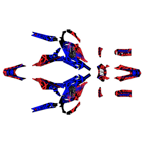 surron ultra-r graphics kit all years revolt series red-shift