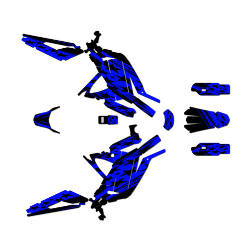 surron light graphics kit all years patriot series blue-shift