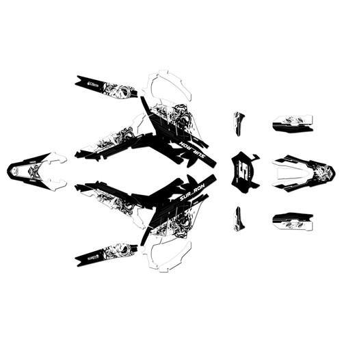 surron ultra graphics kit all years night-city series white