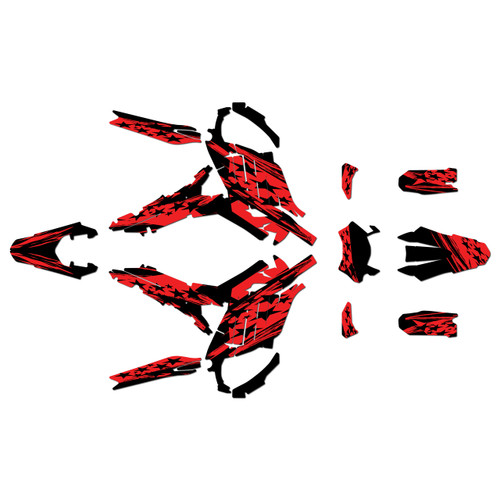 surron ultra graphics kit all years patriot series red