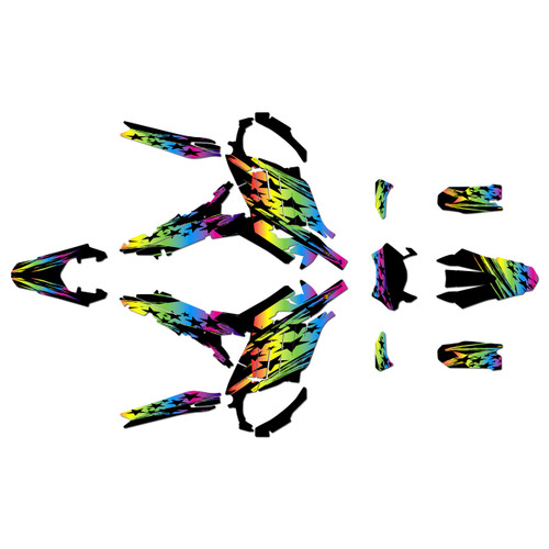 surron ultra graphics kit all years patriot series rainbow