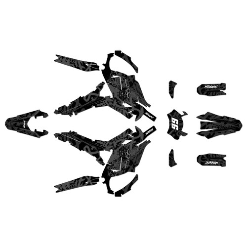 surron ultra graphics kit all years revolt series smoke