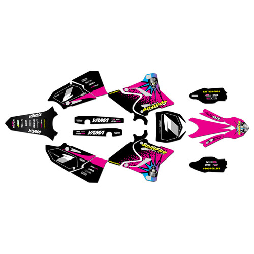 yamaha yz125x graphics kit 2020-2022 lancaster series magenta