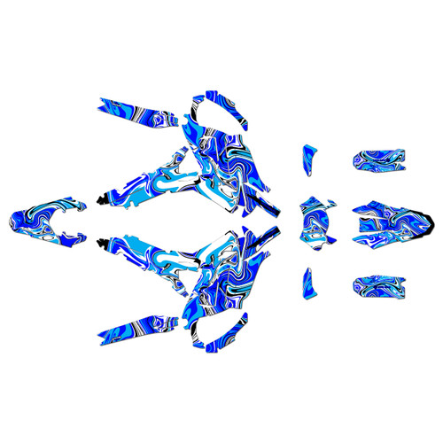 surron ultra graphics kit all years snagged series blue