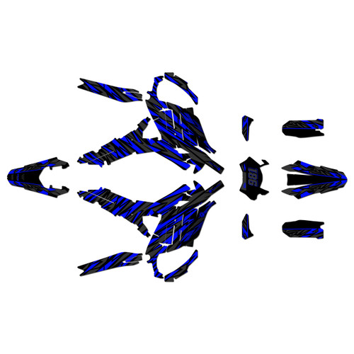 surron ultra graphics kit all years twitch series blue