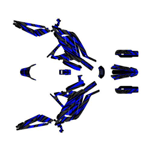 surron light graphics kit all years twitch series blue