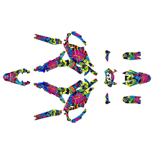 surron ultra graphics kit all years vandal series magenta