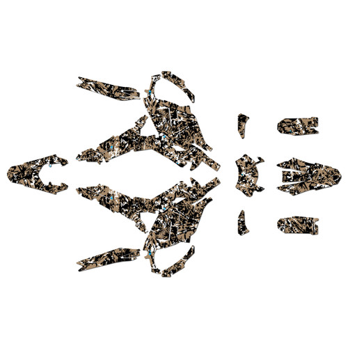 surron ultra graphics kit all years woodland series tan