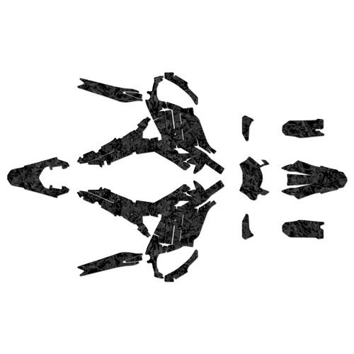 surron ultra graphics kit all years woodland series smoke