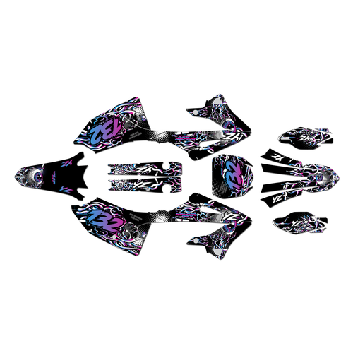 yamaha yz125x graphics kit 2023-2026 core series cm