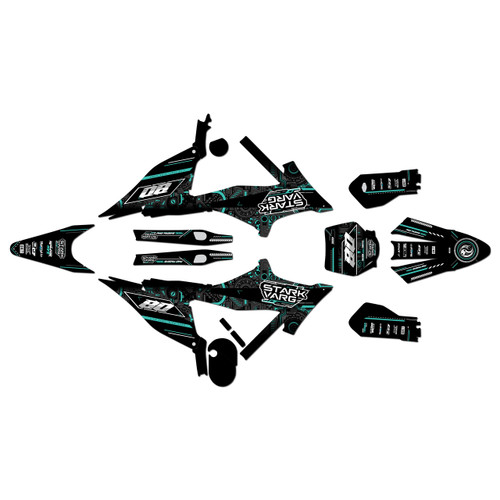 stark varg graphics kit all years velocity series teal