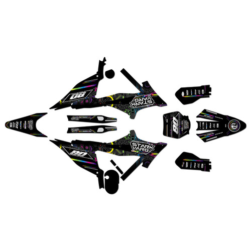 stark varg graphics kit all years velocity series rainbow