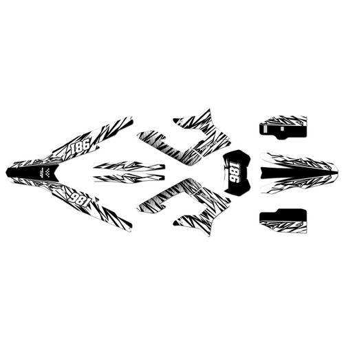 surron storm graphics kit all years twitch series white