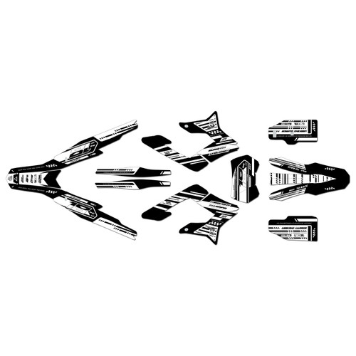 surron storm graphics kit all years warrior series white