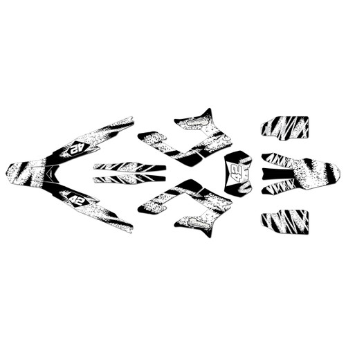 surron storm graphics kit all years whiplash series white