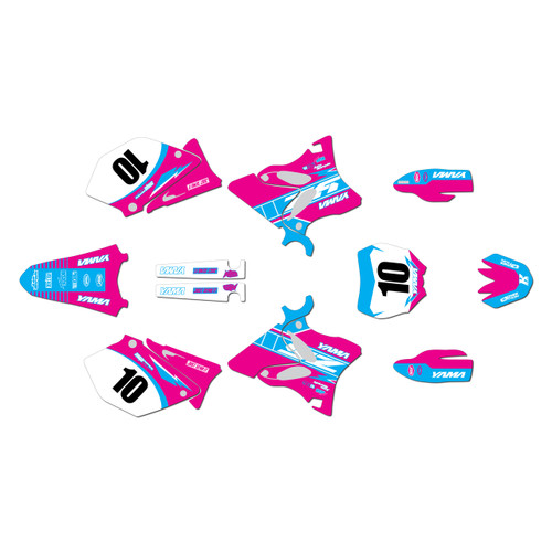 yamaha yz125 graphics kit 2005 speed series magenta