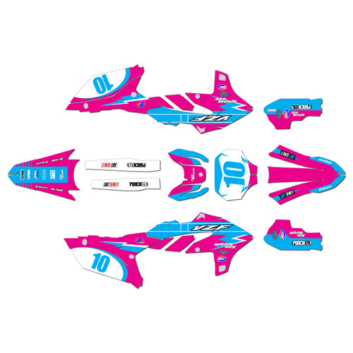 yamaha yz250f graphics kit 2024-2026 speed series magenta