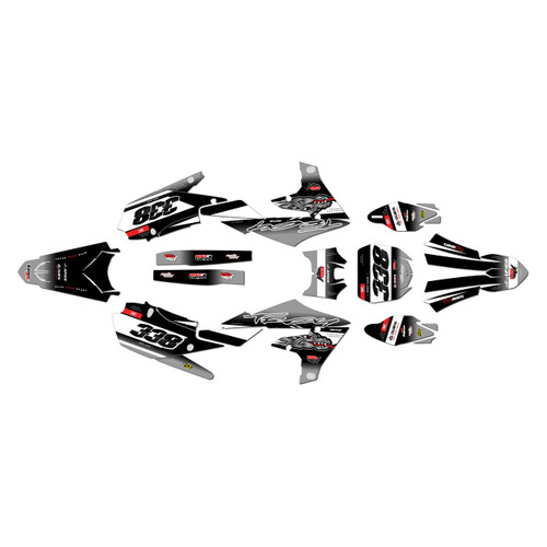 yamaha yz250f graphics kit 2019-2023 blitz series smoke