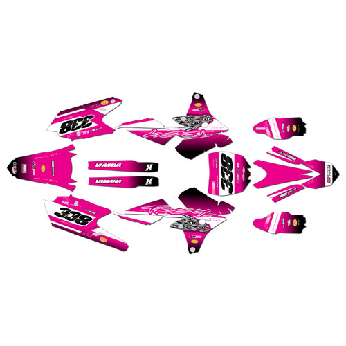 yamaha yz250fx graphics kit 2015-2019 blitz series magenta