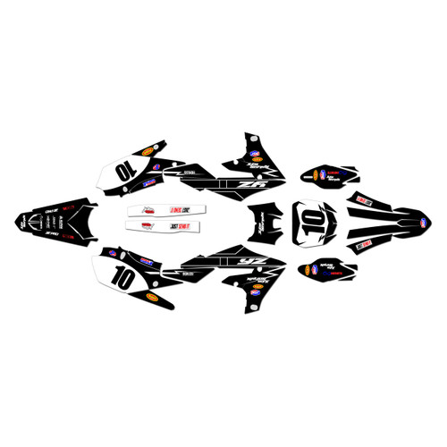 yamaha yz250f graphics kit 2019-2023 speed series white