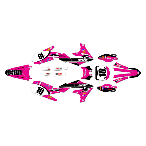 yamaha yz250f graphics kit 2019-2023 speed series magenta