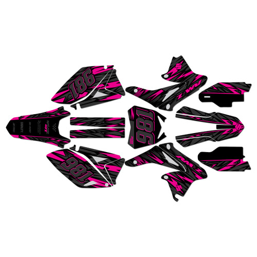 suzuki rmz250 graphics kit 2014-2016 twitch series magenta