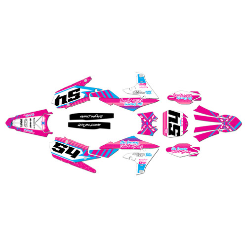 yamaha yz250fx graphics kit 2020-2024 split series cm